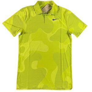 Nike Golf Dri-Fit ADV Tour Polo Shirt DR5312-377 Cactus Pear Camo Men’s M-Tall